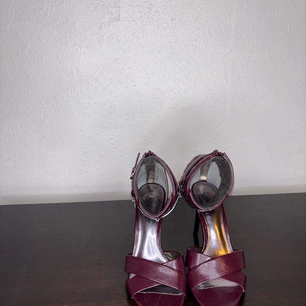 Carlos by Carlos Santana Red Patent Leather Heels